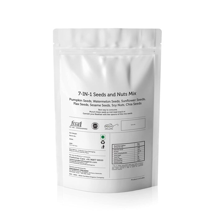 Prakrishi Immunity Boosting 7 in 1 Healthy Seeds & Nut Mix - Image 2