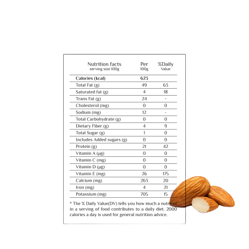 Prakrishi Organic Almond Prakrishi Organic