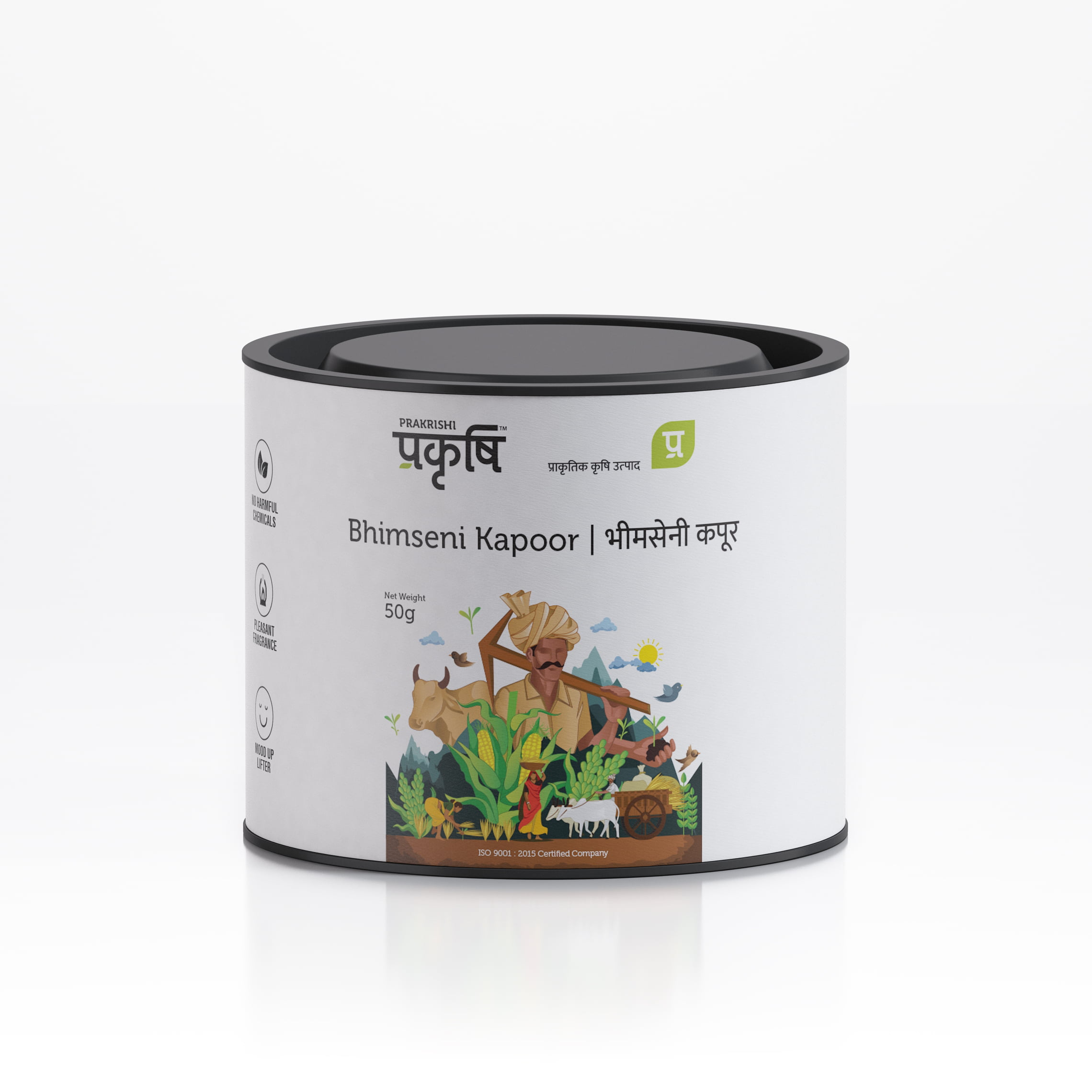 Bhimseni-Kapoor-Front.jpg Prakrishi- Premium Bhimseni Camphor | Kapur | Kapoor - Image 1
