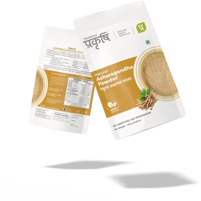 Organic Style Ashwagandha Powder Front View