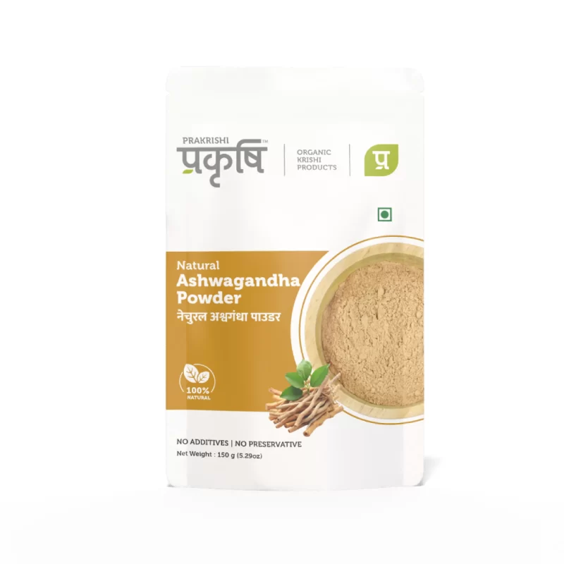 Prakrishi Natural Ashwagandha Powder Front Pack