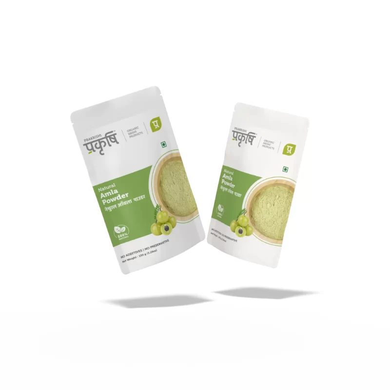 Pure Amla Powder Close-up Packaging